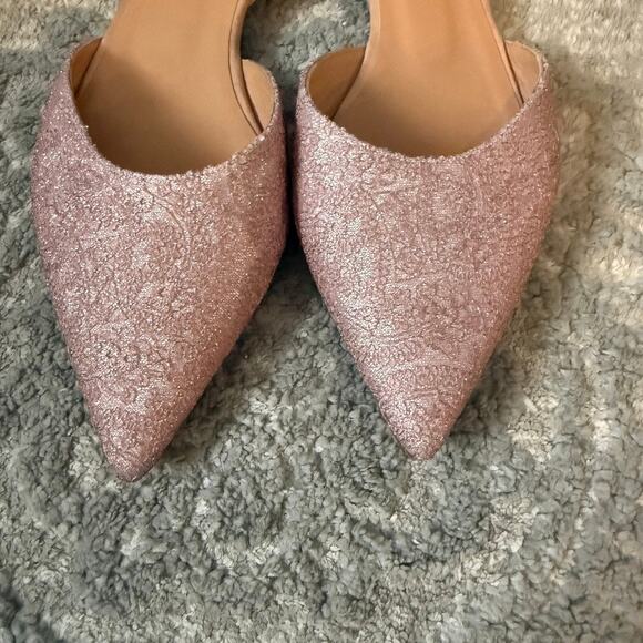 Sundance 41 Fontainebleau Blush lace D’Orsay flats pointed toe 2928 - Picture 3 of 8